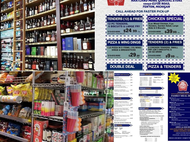 Hartland Pizza, Grill and General Store Menu