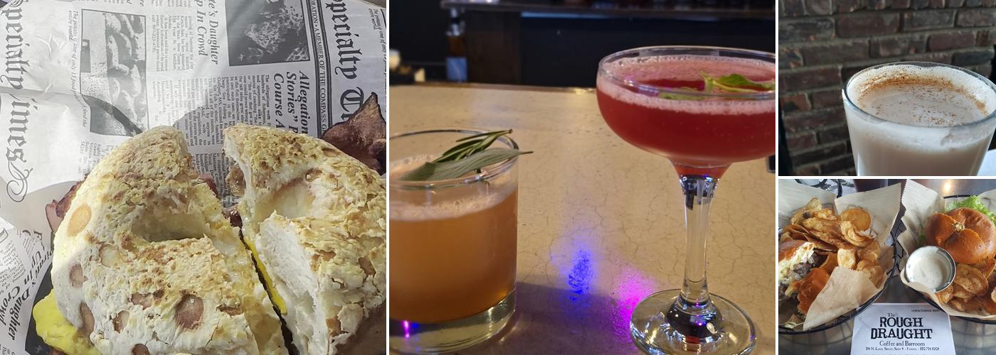 The Rough Draught Coffee and Barroom Menu