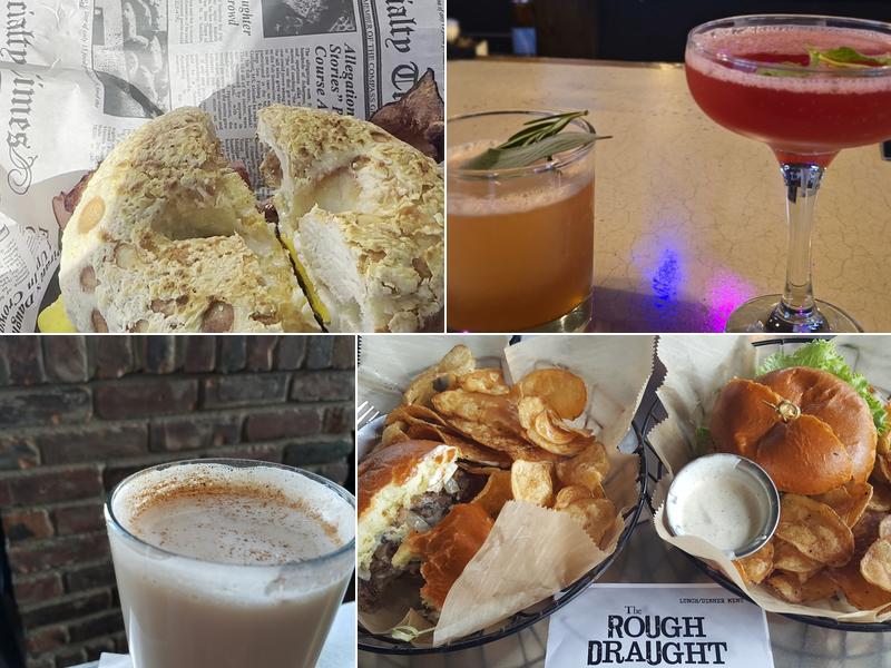 The Rough Draught Coffee and Barroom Menu