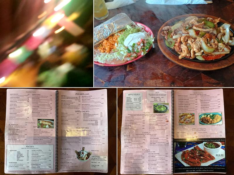 La Hacienda Menu