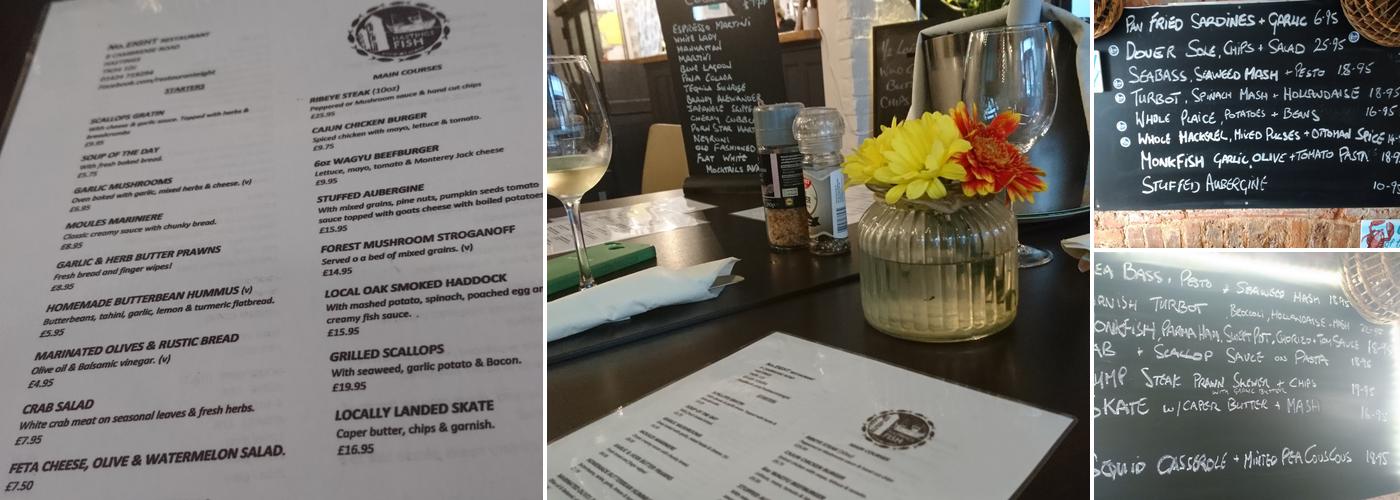 No.Eight Restaurant Menu