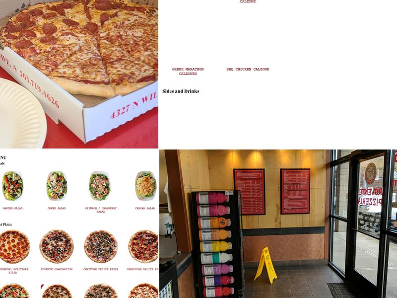 Rovente Pizzeria - Macadam Menu