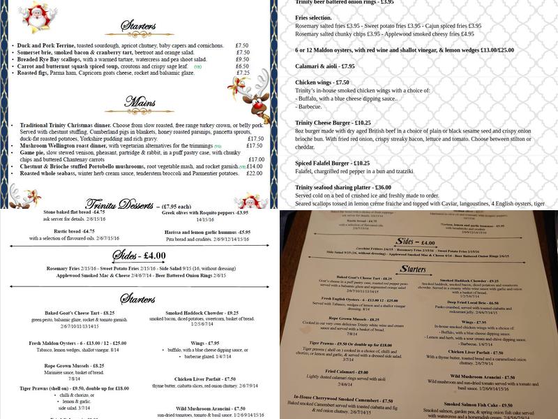 Trinity of Battle Menu