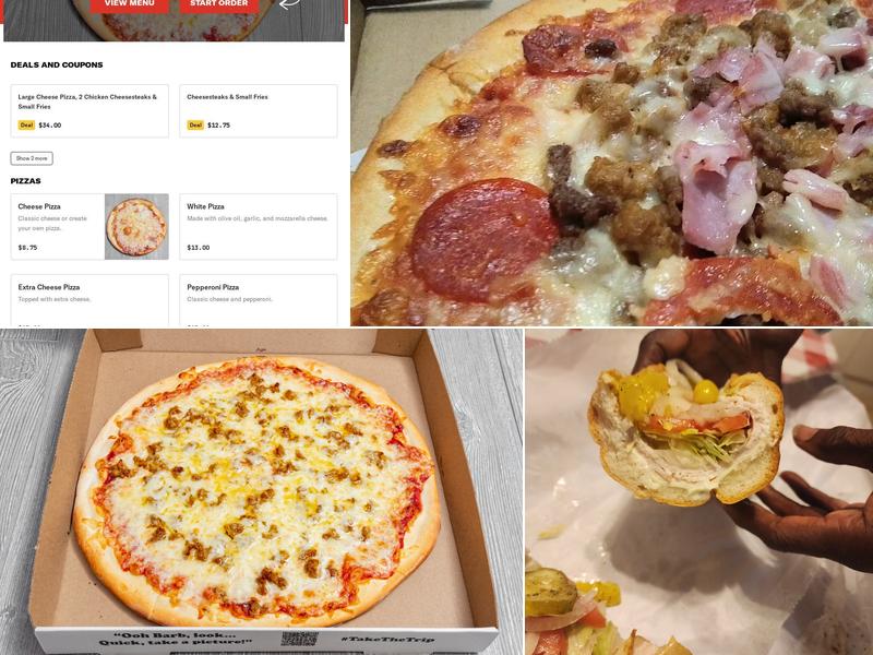 Atlas Pizza & Steaks Menu