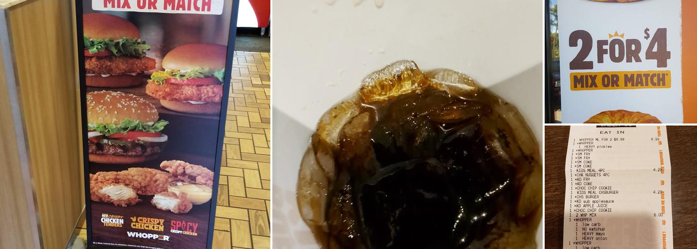 Burger King Menu
