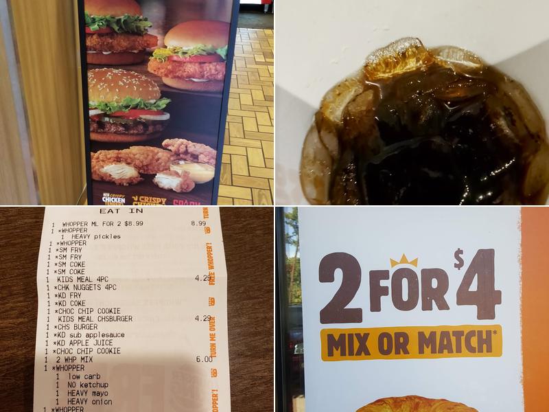Burger King Menu