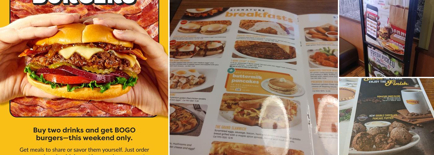 Denny's Restaurant Menu