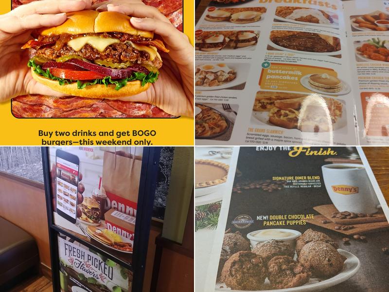 Denny's Restaurant Menu