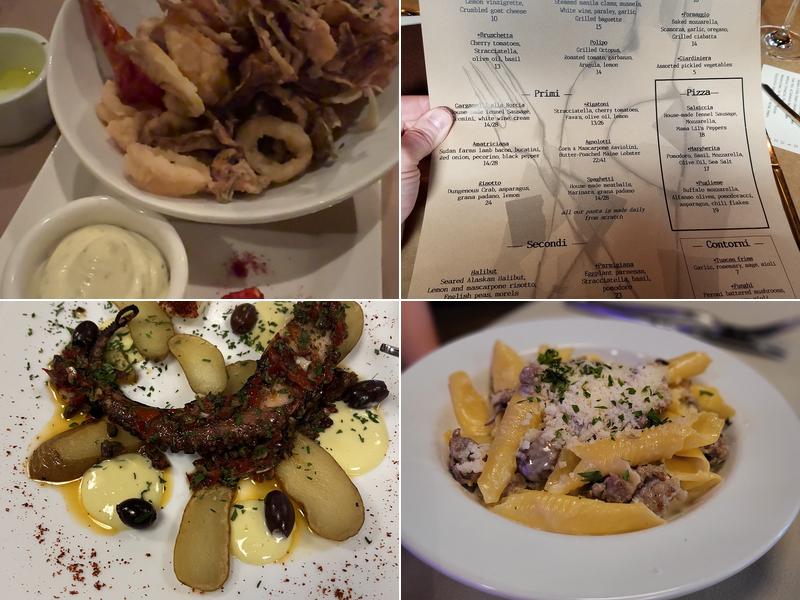 a Cena Ristorante Menu