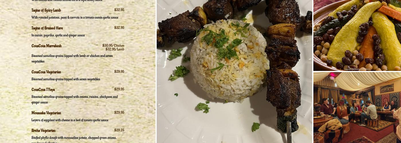 Marrakesh Menu