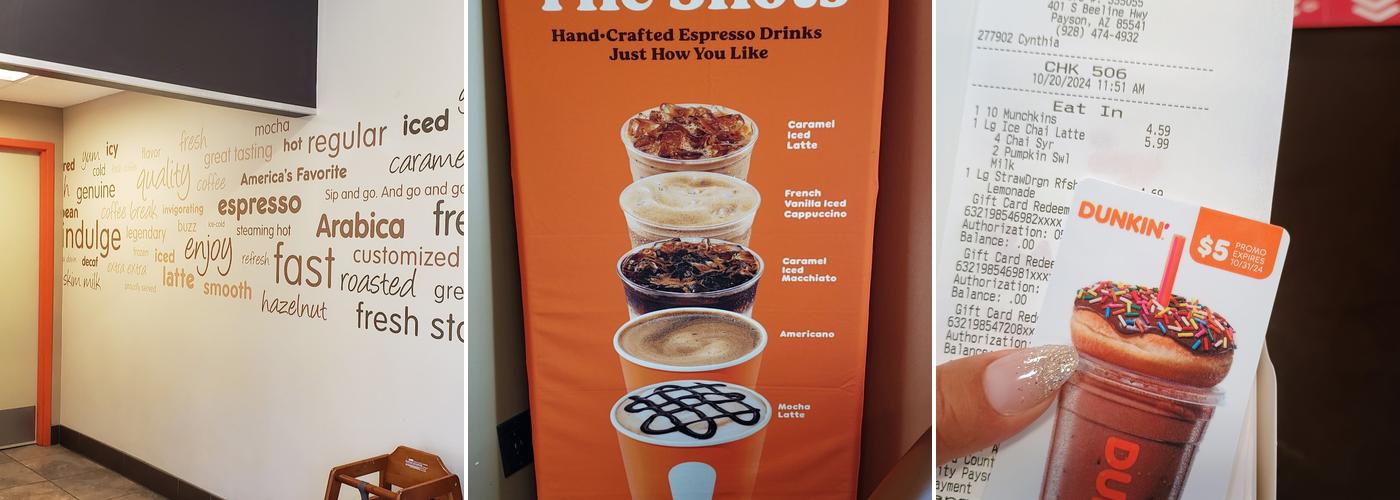 Dunkin' Menu