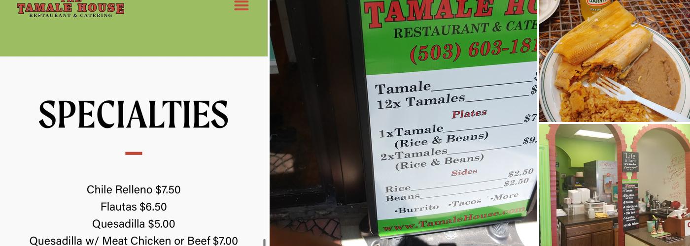 The Tamale House Menu