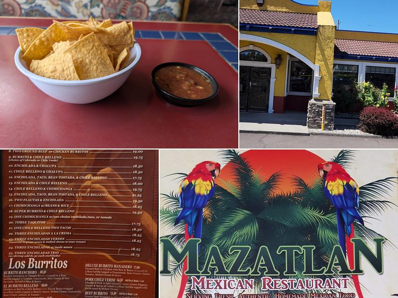 Mazatlan Mexican Restaurant Menu