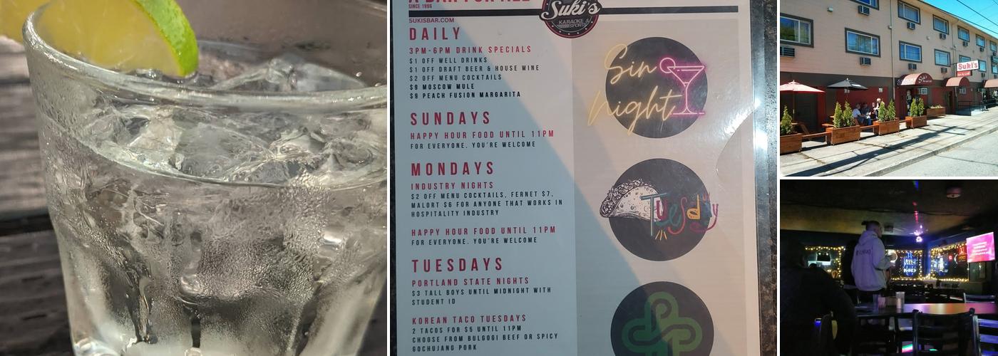 Suki's Bar & Grill Menu