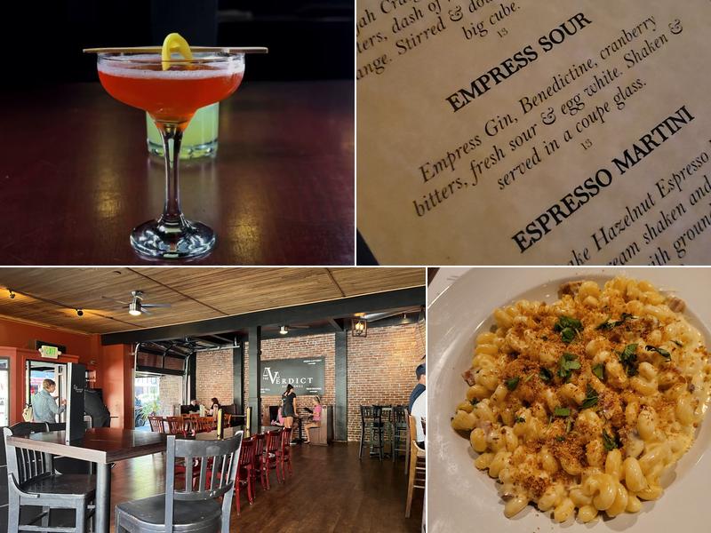 The Verdict Bar And Grill Menu