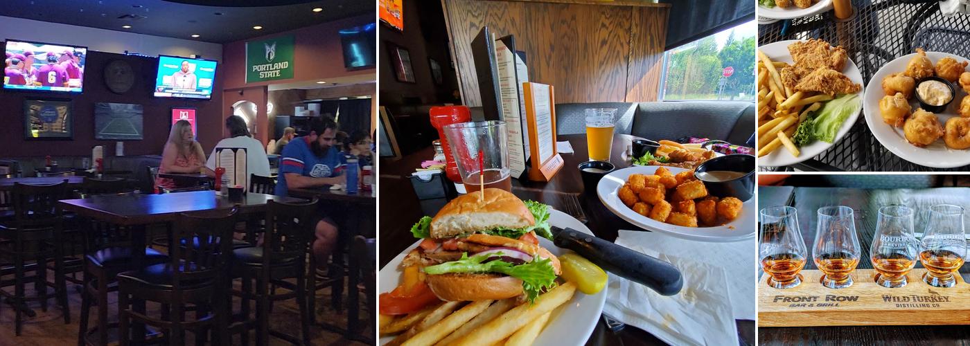 Front Row Bar & Grill Menu