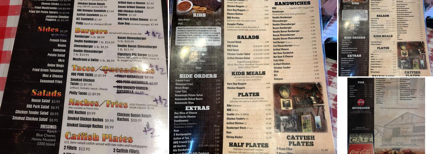 Piggin Aint Easy Menu