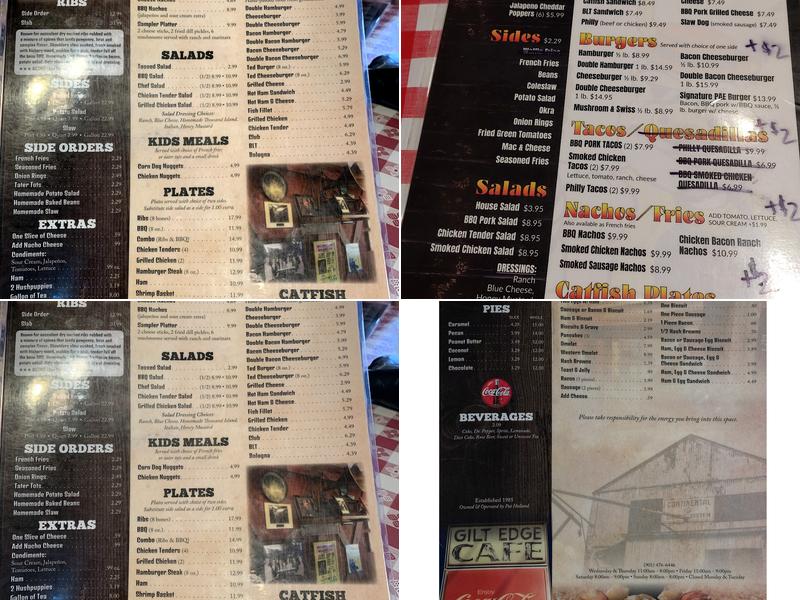 Piggin Aint Easy Menu