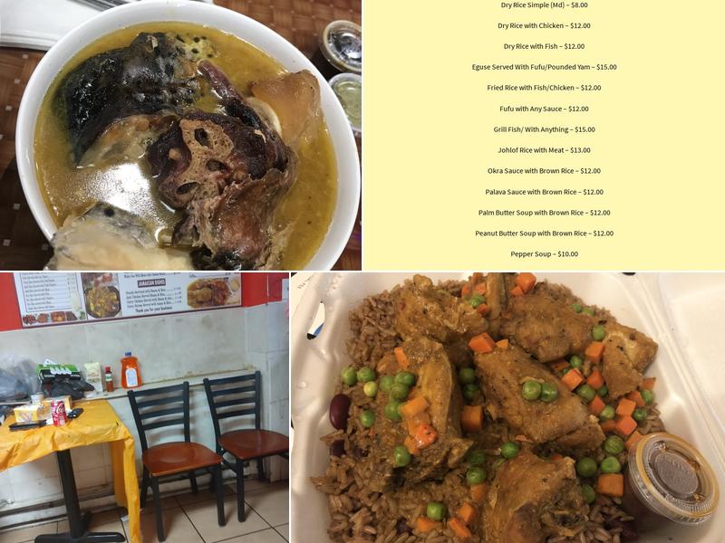 Ecowas African Restaurant Menu