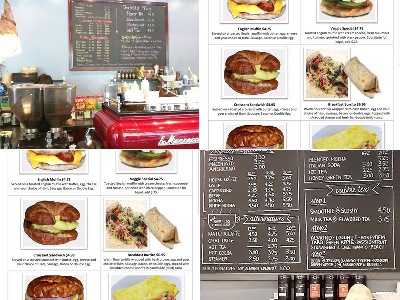 Temptations Cafe Menu