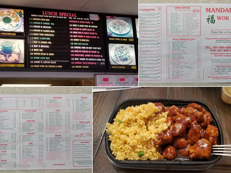 Mandarin Wok Menu