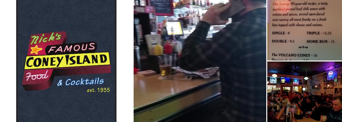 Nick's Famous Coney Island Menu