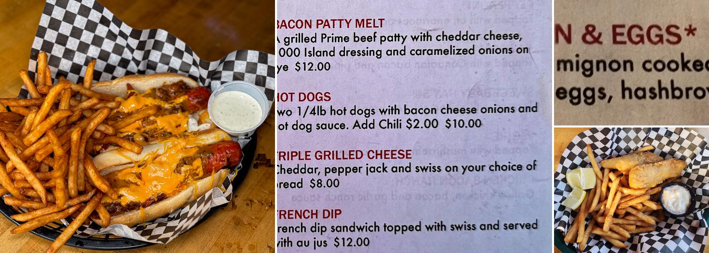 Boss Hawgs Bar 'N' Grill Menu