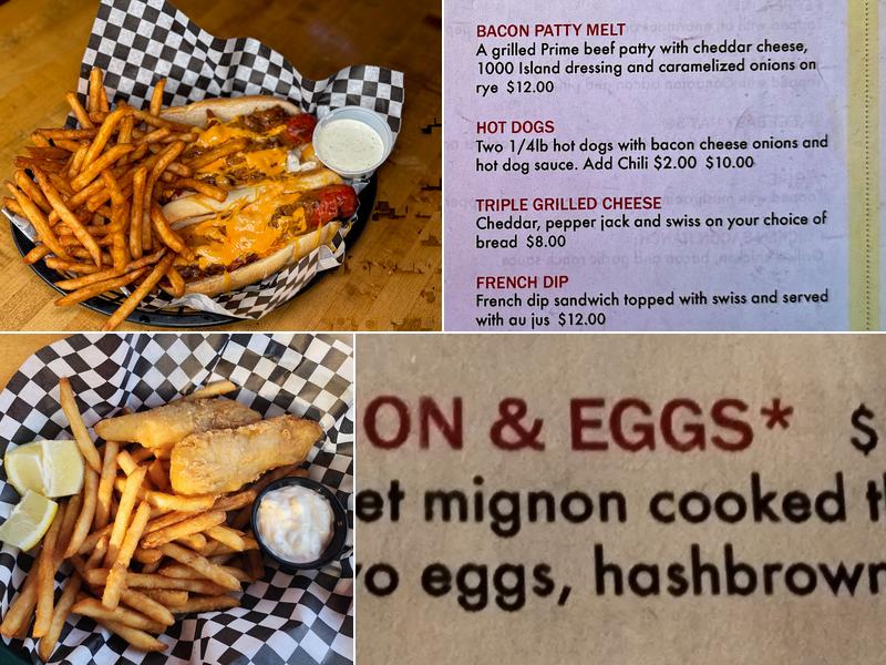 Boss Hawgs Bar 'N' Grill Menu