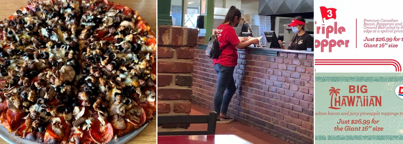 Abby's Legendary Pizza Menu