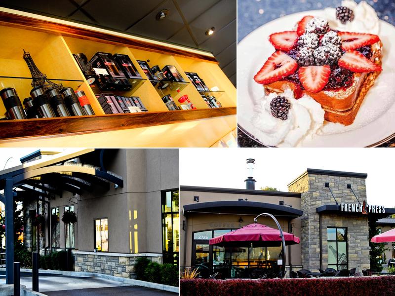 French Press Coffee and Crepes