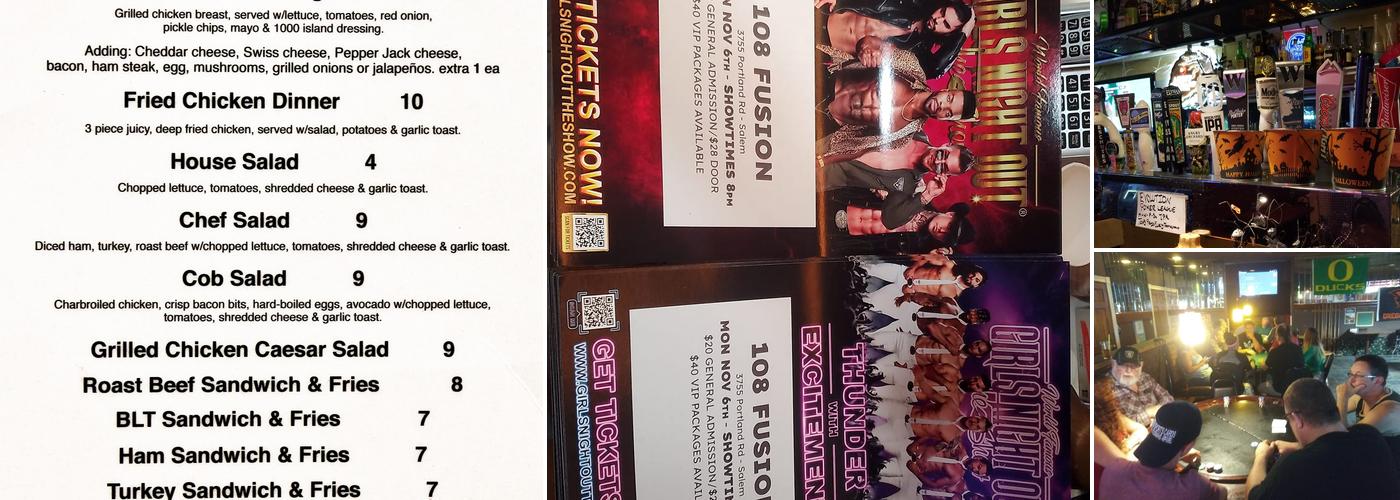 108 Fusion - Bar and Grill Menu