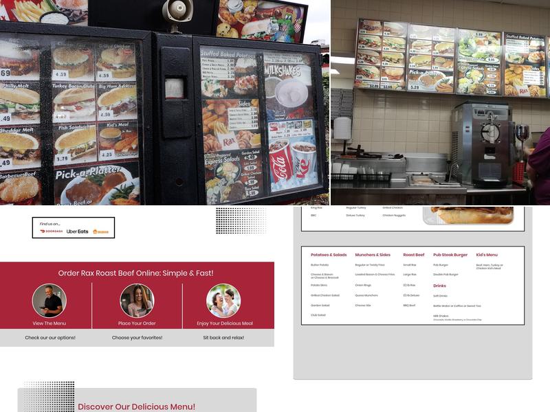 Rax Menu
