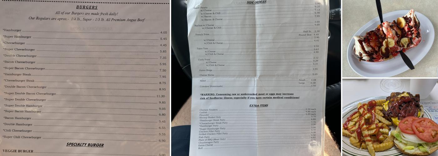 Hob-Nob Drive In Menu