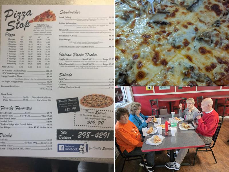 Pizza Stop Menu