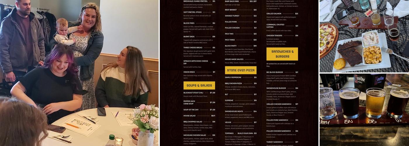 Block Brewing Company Menu