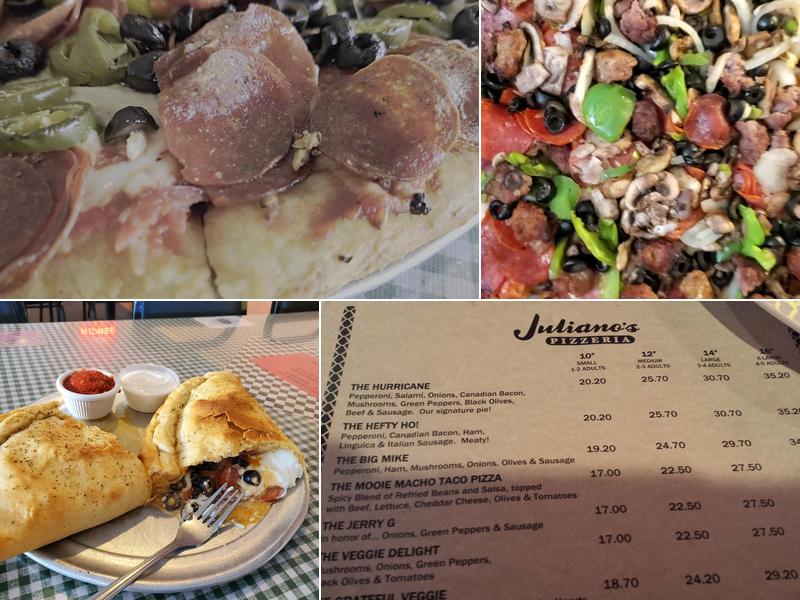 Juliano's Pizzeria Menu