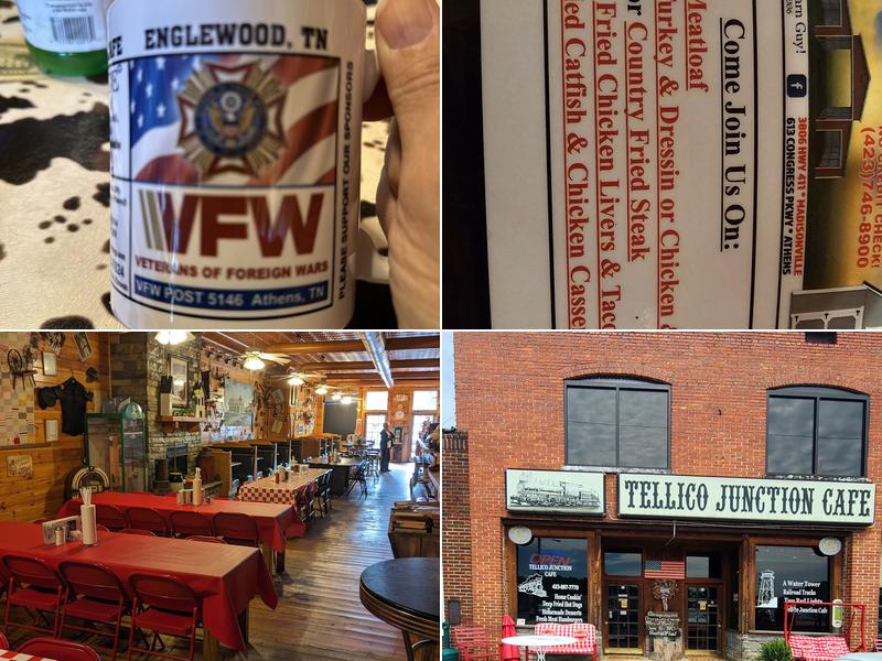 Tellico Junction Cafe Menu