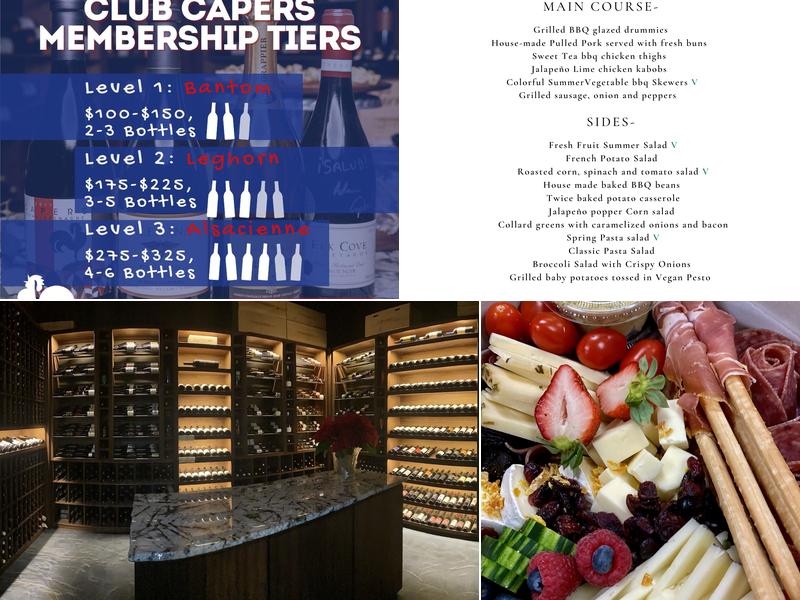 Capers Cafe & Catering Co Menu