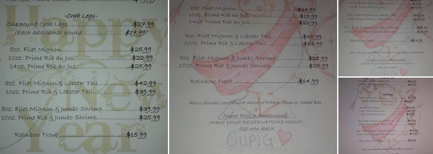 Herb's Pit Bar-B-Que Menu