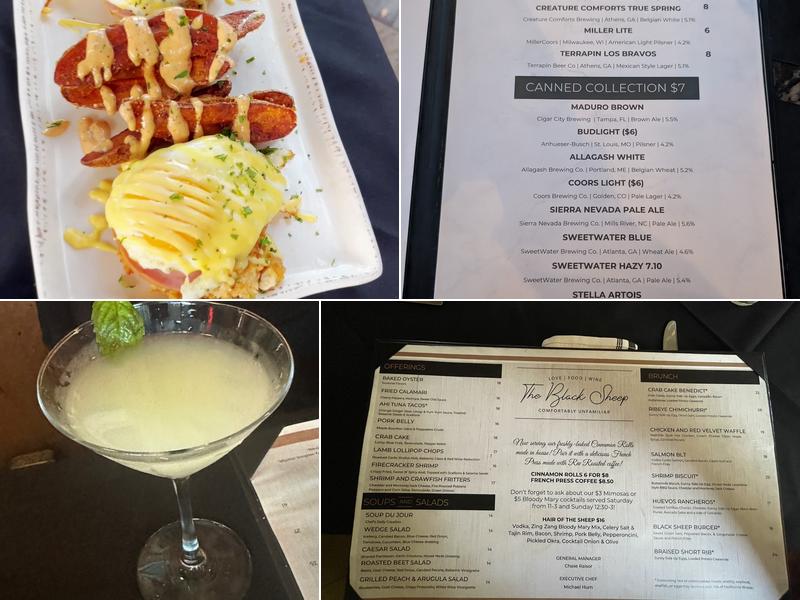 Black Sheep Restaurant Menu