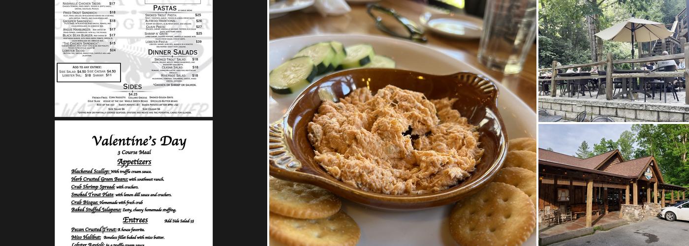 Toccoa Riverside Restaurant Menu