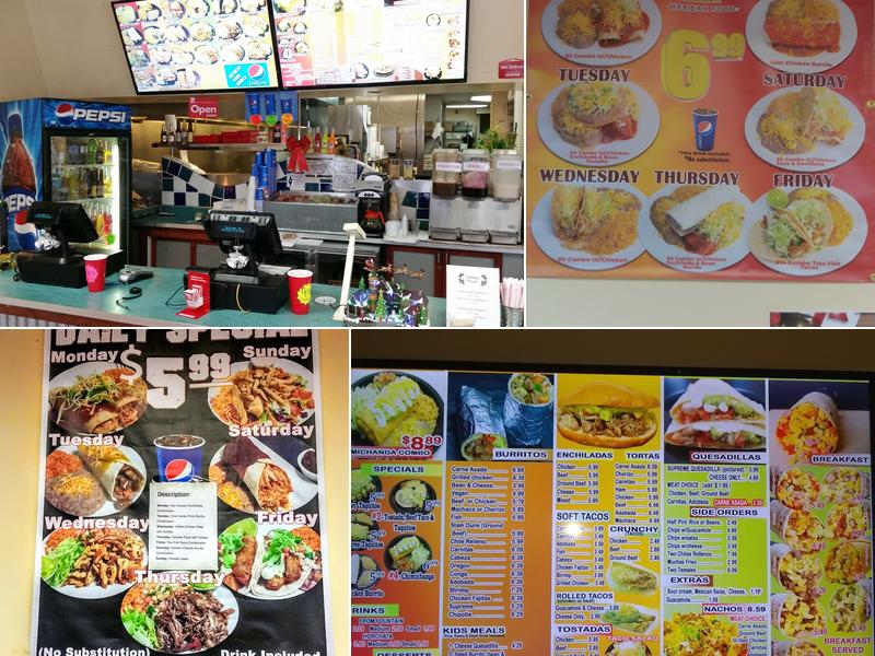 Muchas Gracias Mexican Food Menu