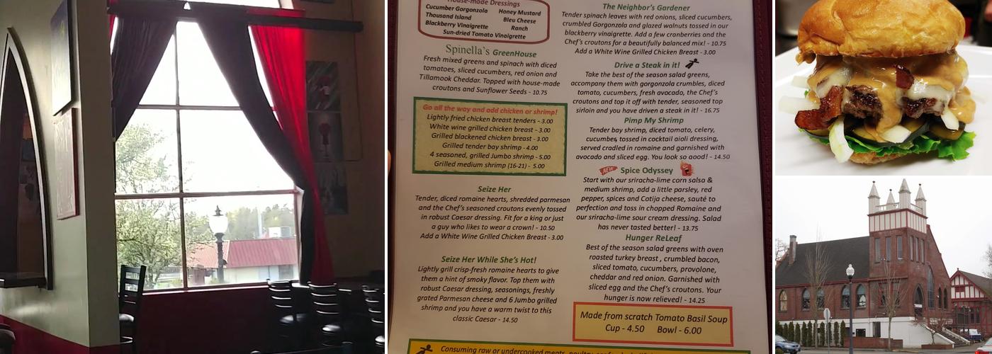 Spinellas Menu