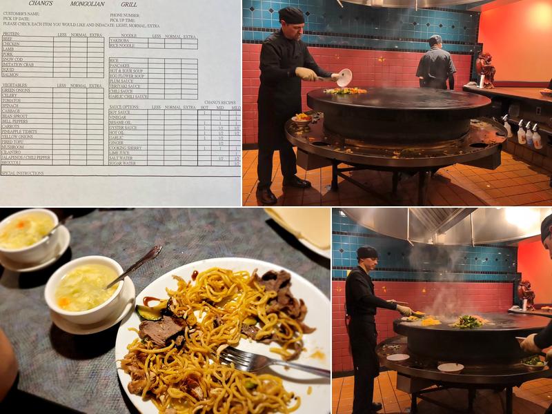 Chang's Mongolian Grill Menu