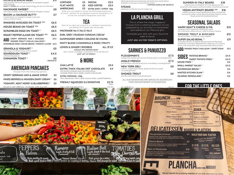 Macknade Ashford Menu