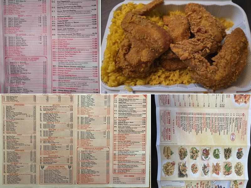 Rice King Menu