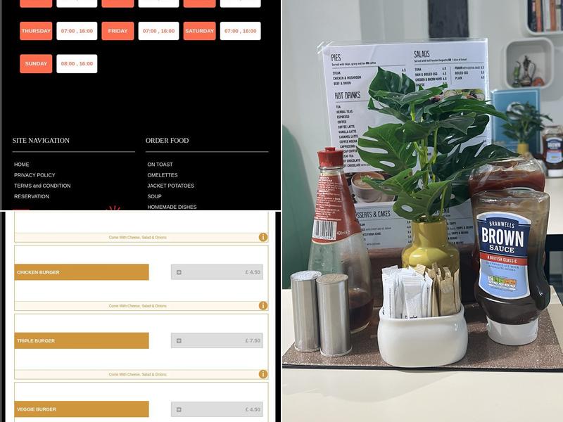 Bg's cafe & Restaurant Menu