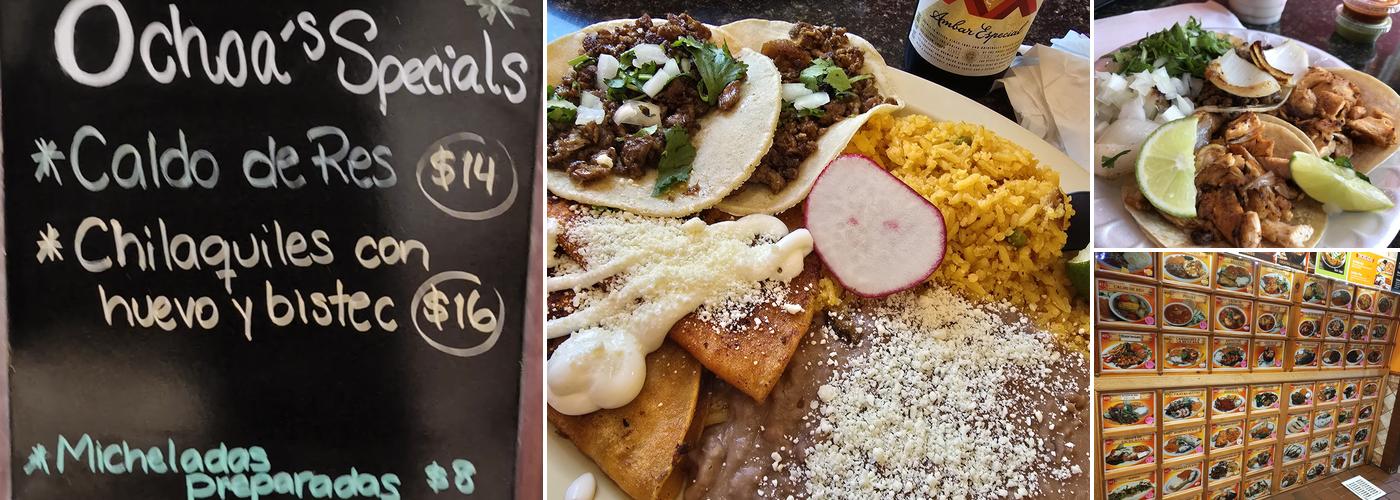 Ochoas Mexican Grill Menu