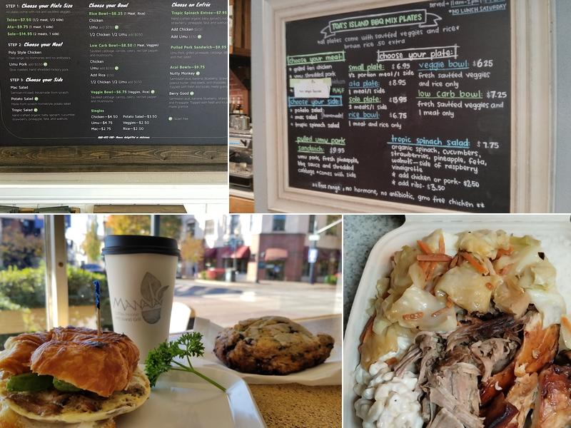 Manaia Coffee House and Island Grill - Hillsboro Menu