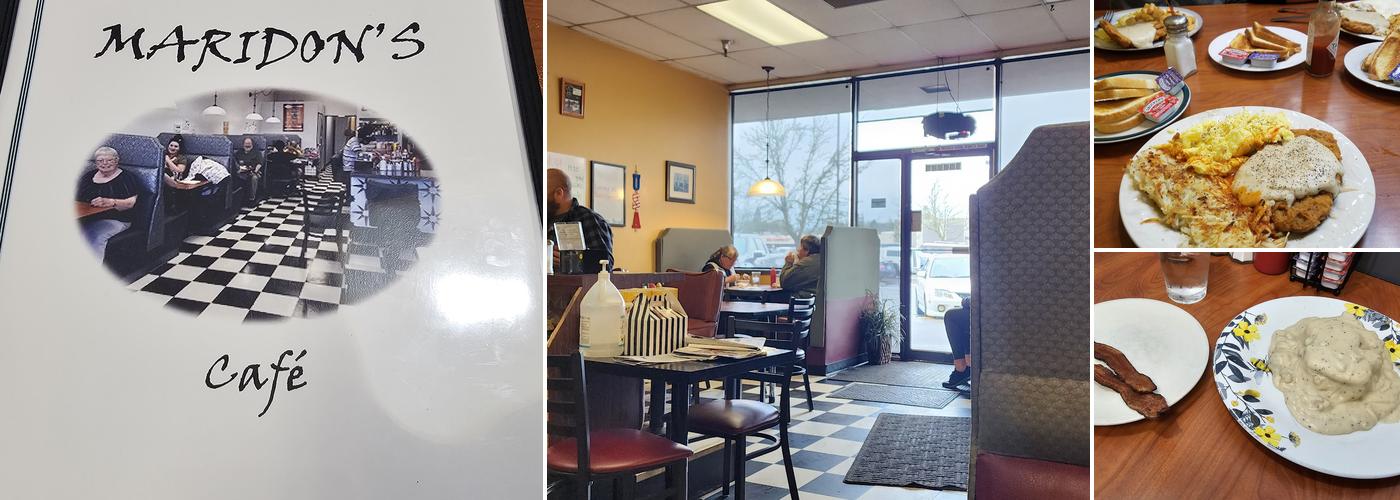 Maridon's Cafe & Malt Shop Menu